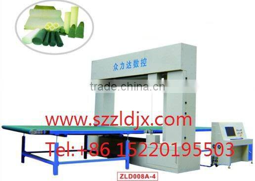 Single vertical circular knives CNC contour cutting machine