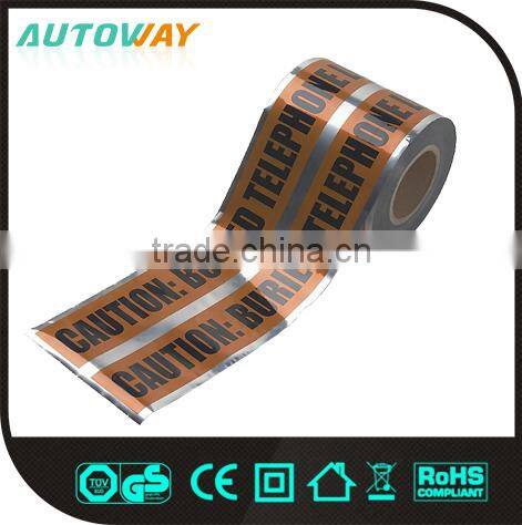 color printed security none adhesive plastic warning tape