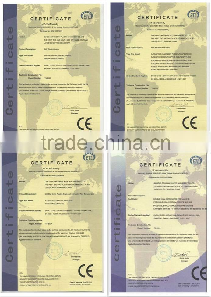 wood plastic decking machine with price / wood plastic profile extrusion high quality