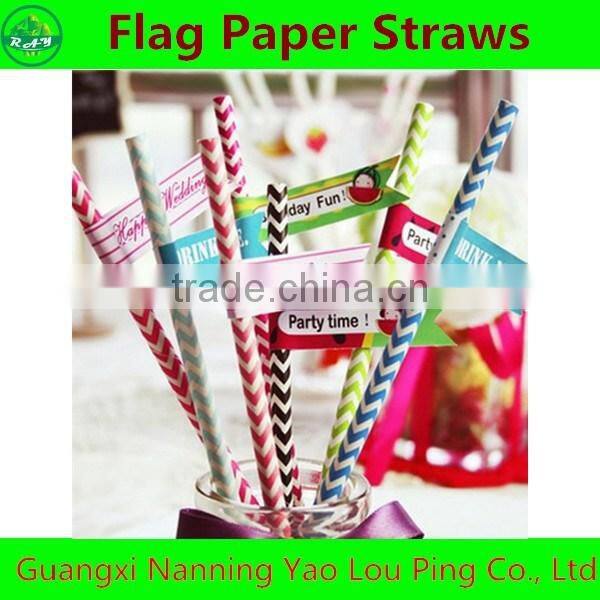 Newest hot-sale paper straws party supply