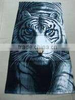 400g animal style jacquard beach bath towel 33122