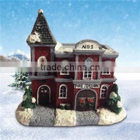 Polyresin mini decorative houses