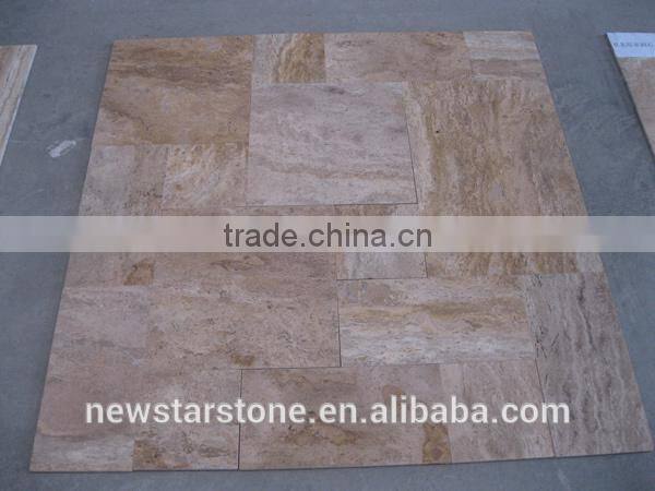 tumbled travertine marble 4x4
