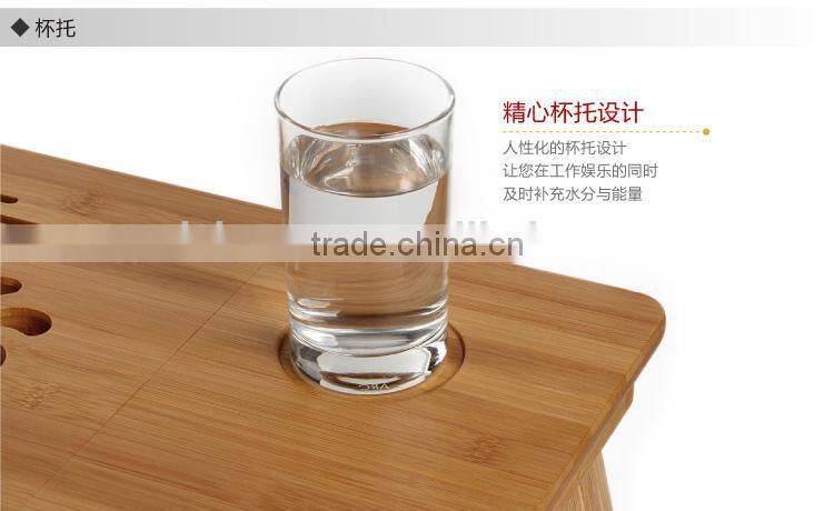 Vivinature wooden laptop desk and living room tablet desk