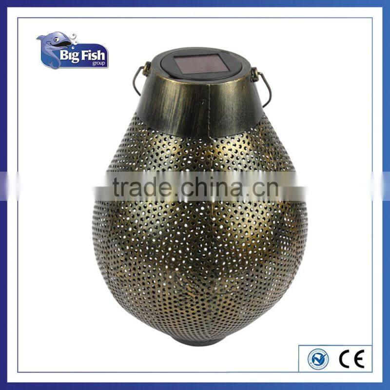 Solar powered garden lantern shaped LED lights