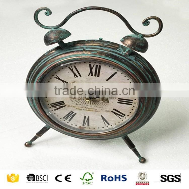 Cheap!!! Round Small MDF Table Clock Small Wooden Table Clock