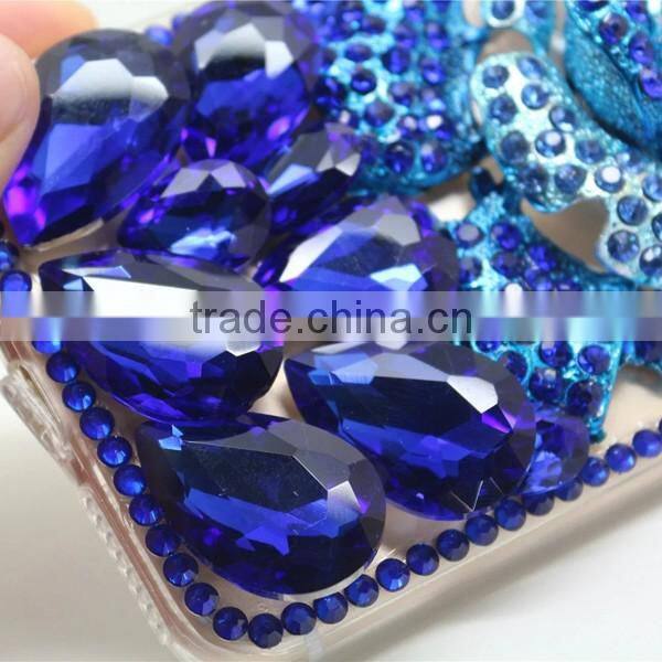 PC +TPU phone case diamond sticker phone hull protective back cover for iphone 7 7plus