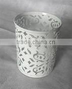 Handmade Engraved Round Pen Holder