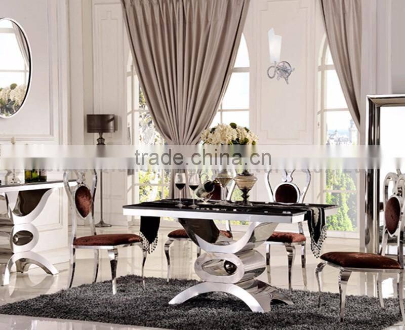 Metal Base Marble Modern Luxury Console Table