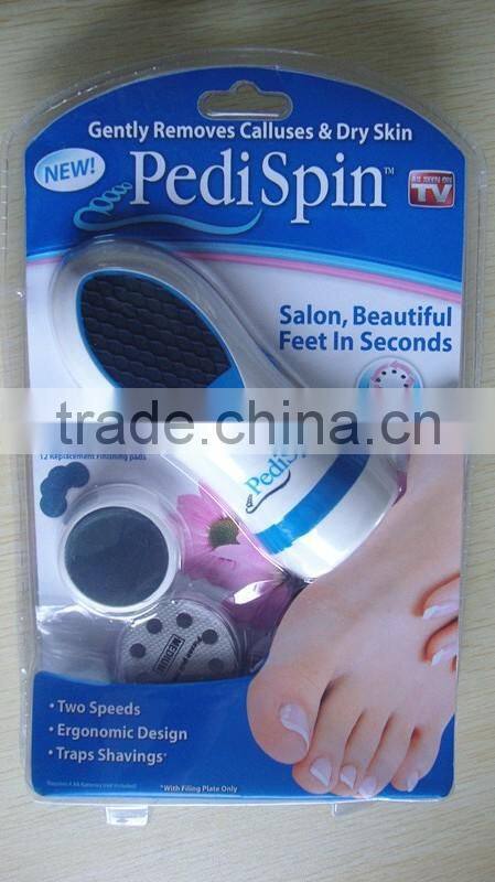 TV PRODUCT Fashion ELECTRIC PEDISPIN Removes PROFESSIONAL FOOT CARE