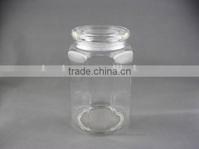 2400ml sealable glass jar,glass storage jar,food grade glass jars