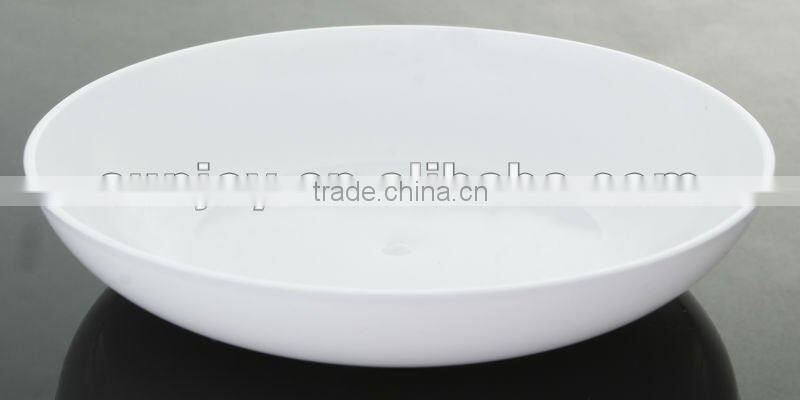 Transparent flower pan/clear saucer