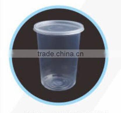 1050ml disposable plastic cup Sizes with lid
