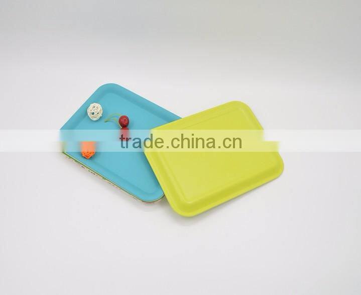 Hot-sell Eco Bamboo Fiber Serving Tray