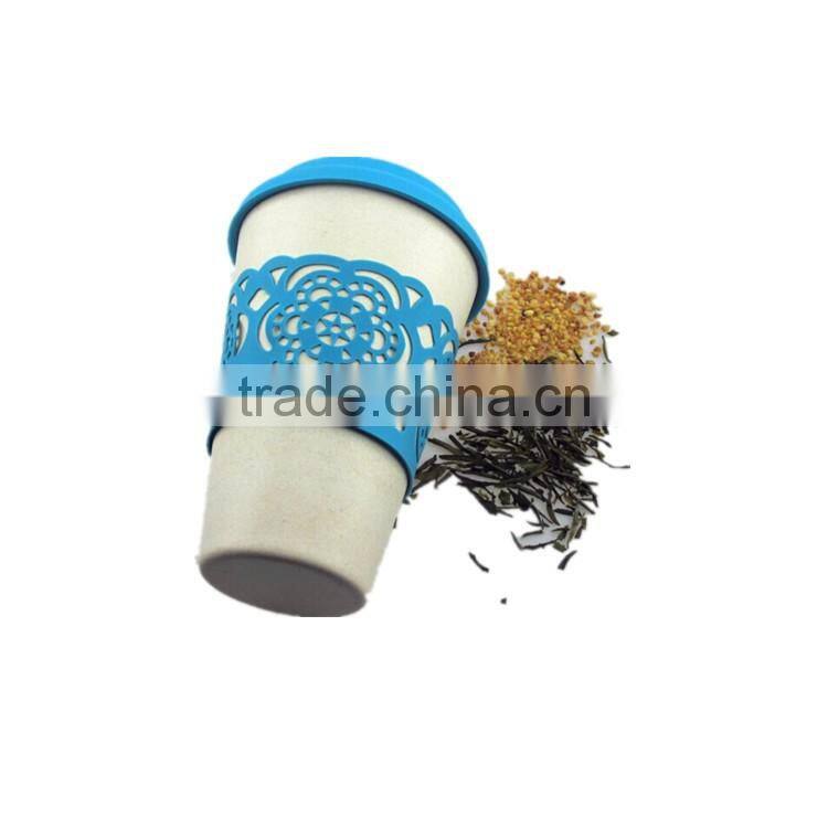 Best design Fashionable Degradable bamboo spill proof coffee cup