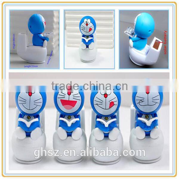 China promotion plastic toy doraemon collection, lovely doraemon toys for kids, world famous cartoon image doraemon plastics toy