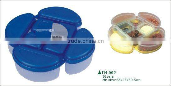 Plastic mini combine storage bento lunch box and food containers