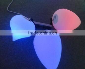 decorative led light up different shape lamps /16 color changing festival decorating rechargeable lamps