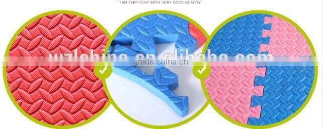 Kids non toxic factory qualified waterproof durable educational eva puzzle jigsaw mat