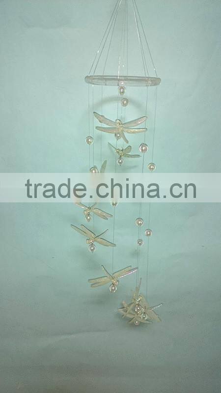 Summer acrylic reindeer metal Wind chime aeolian bells ornament