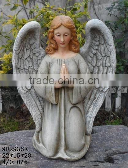 resin cupid angel garden decoration
