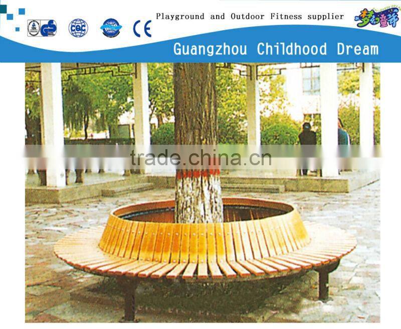 (HD-19306)Wooden round tree bench