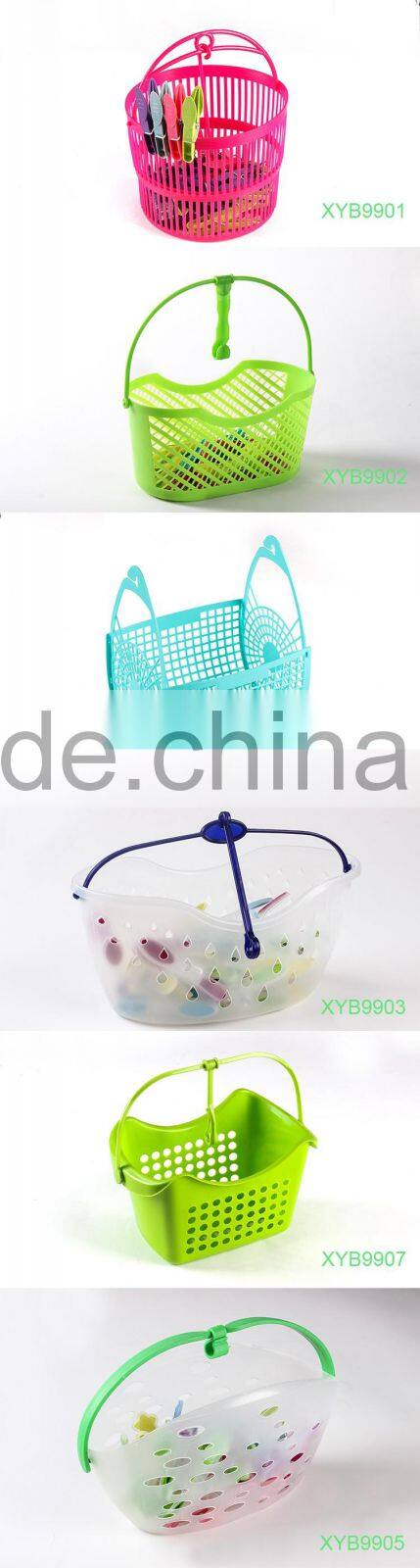 OEM available easy carry soft plastic storage basket