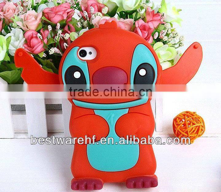 3D Silicone Rilakkuma Case For Samsung Galaxy S2