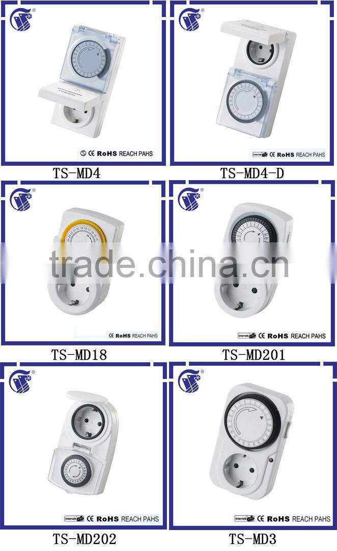 Multi-countries styles 220-240V AC mechanical timer switch