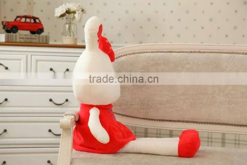 Baby toy birthday gifts stuffed coloful rabbit plush bunny toy cute beautiful rabbit easter bunny soft toys