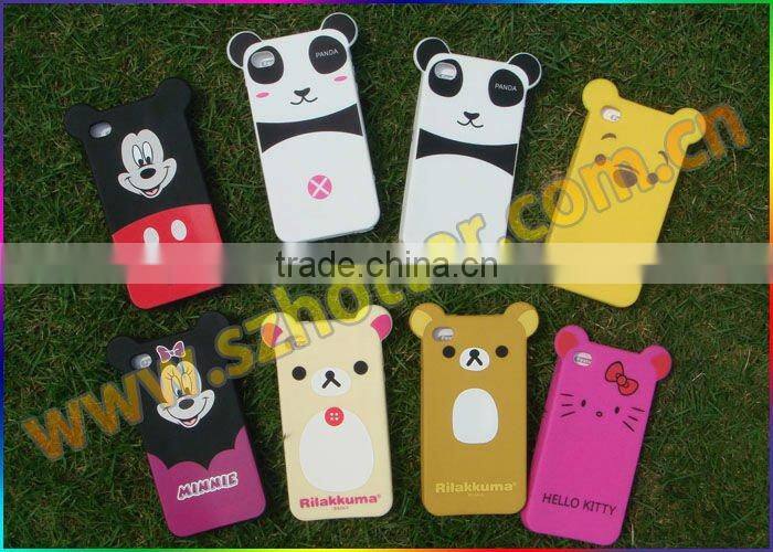 new design most fashion silicone mobile phone case for iphone