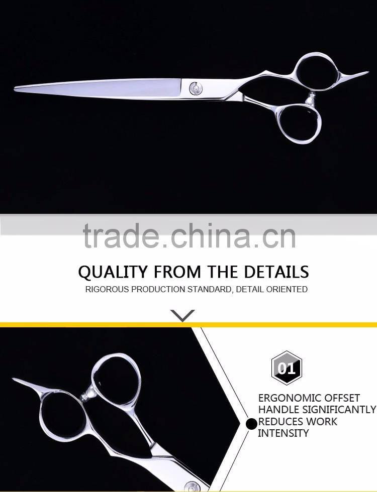2017 New design stainless steel and professional pet groming scissors