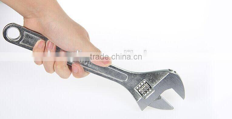 Berrylion Surface Polished Adjustable Wrench 150-375mm Adjustable Spanner