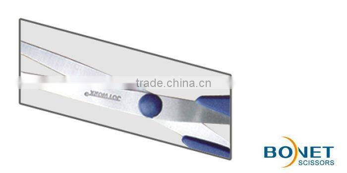 S66028 FDA Certificated 8-1/4" plastic handle office and paper scissors