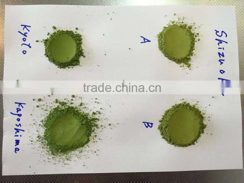 Japanese Green Tea Powder Matcha grown produced in Kyusyu Japan for cafe Private Labeling