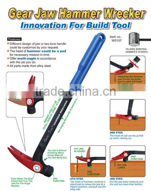Gear Jaw Hammer Wrecker Innovation For Build Tool