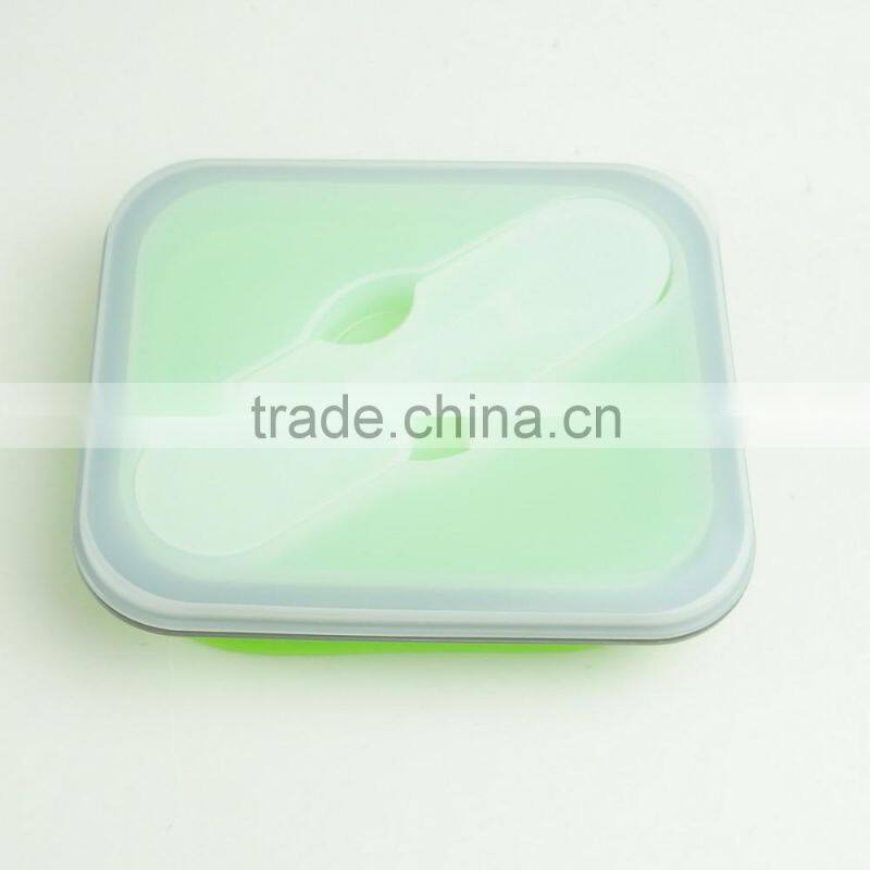 16130 Collapsible Silicone Kids Food Storage box