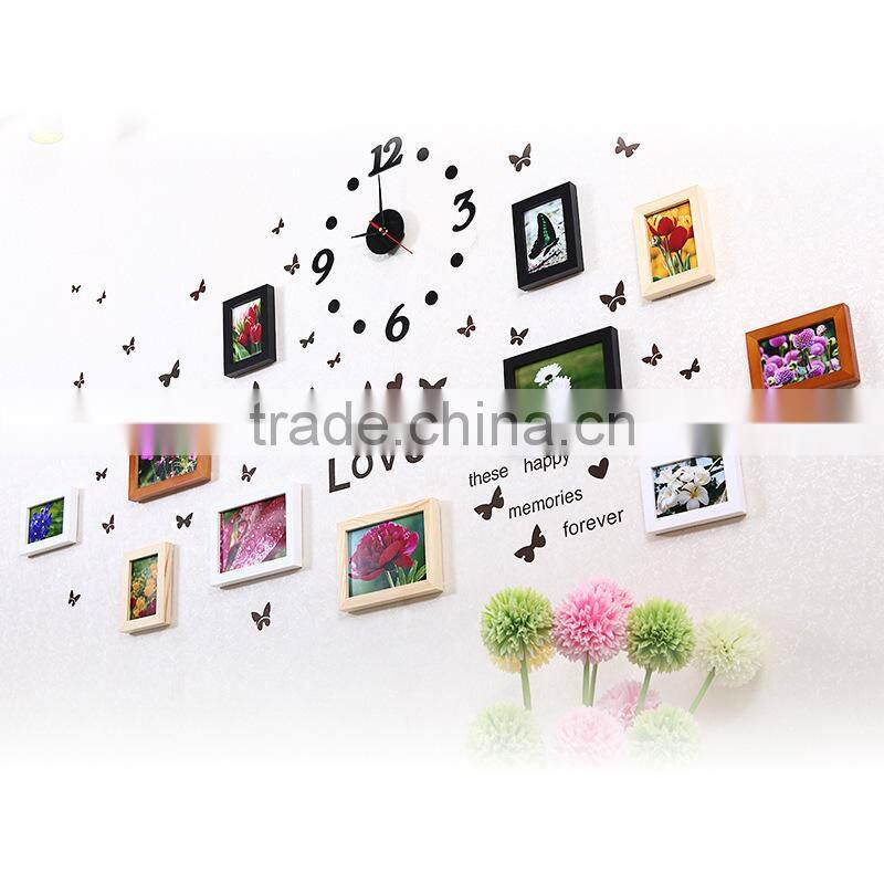 Solid Wood Frame Creative Photo Wall 11 Picture Frames Manufacturer