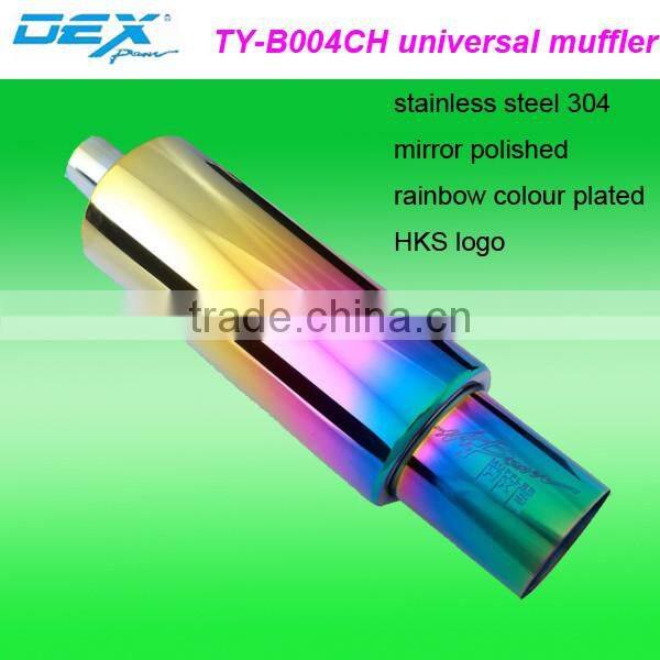 Auto racing modiffied performance Stainless universal muffler