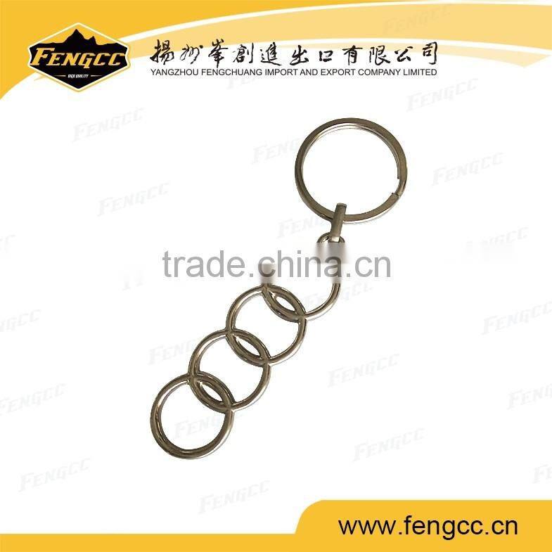 Promotional Metal trolley coin keychain with Custom Logo