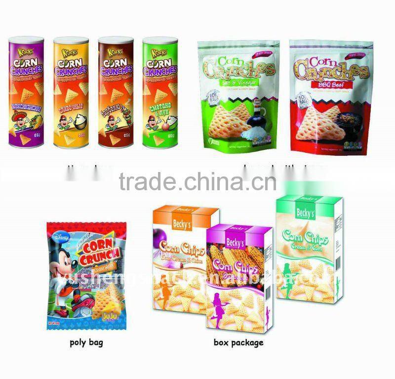 cup package corn crunches