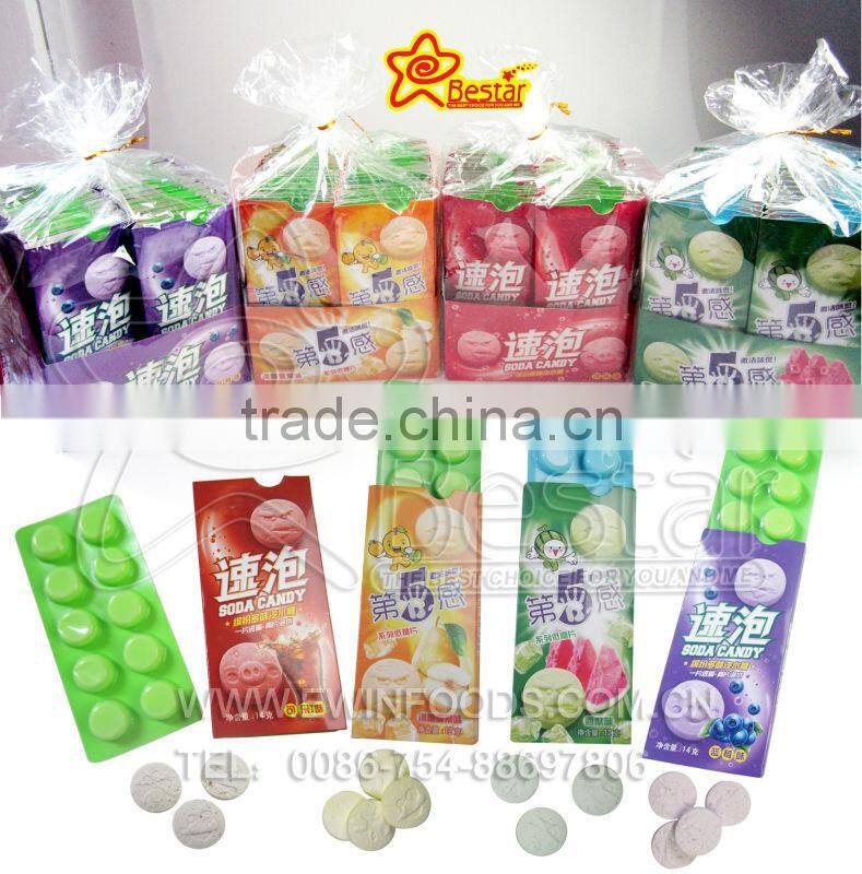 Gas Canister Shape Rolling Ball Candy With Fruit Jam