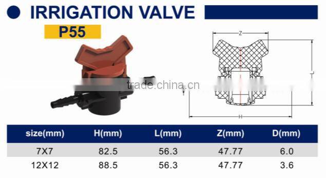 TY High quality PP compression fittings IRRIGATION VALVE eco-friendly Cheap Price Full Size factory price list discount