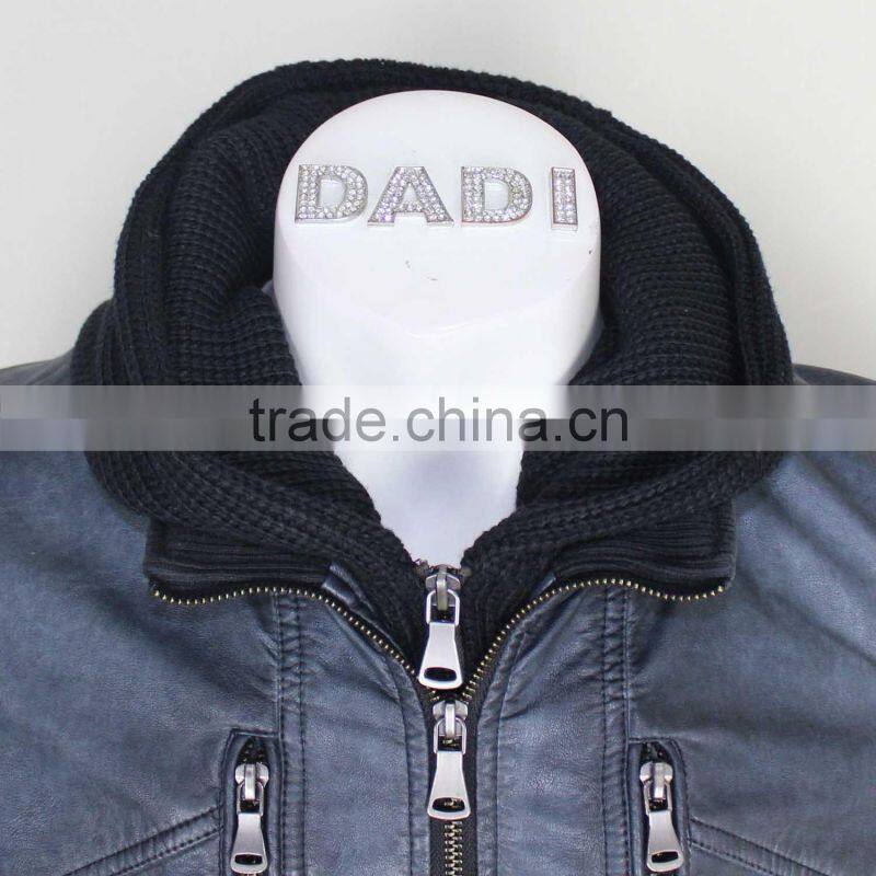 Cheap Genuine Man PU Leather Jacket