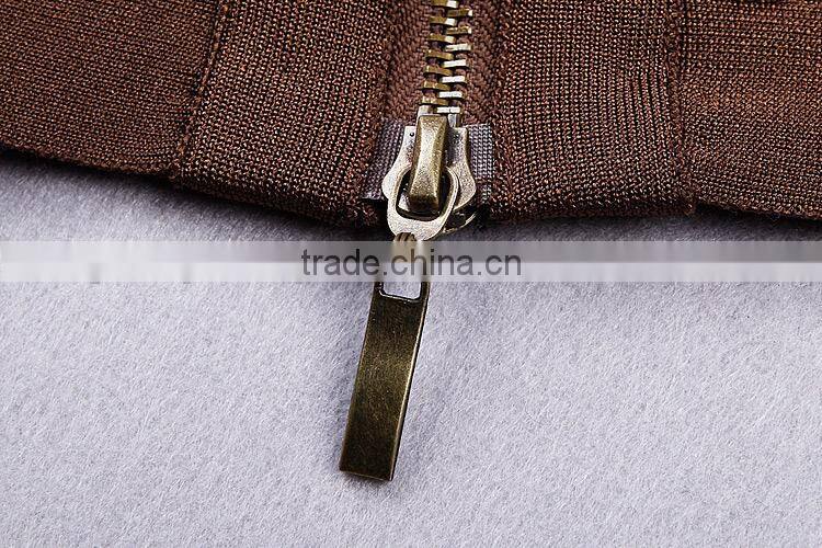 2015 High quality Round neck Long sleeve Knee length Celebrated dress with Mesh