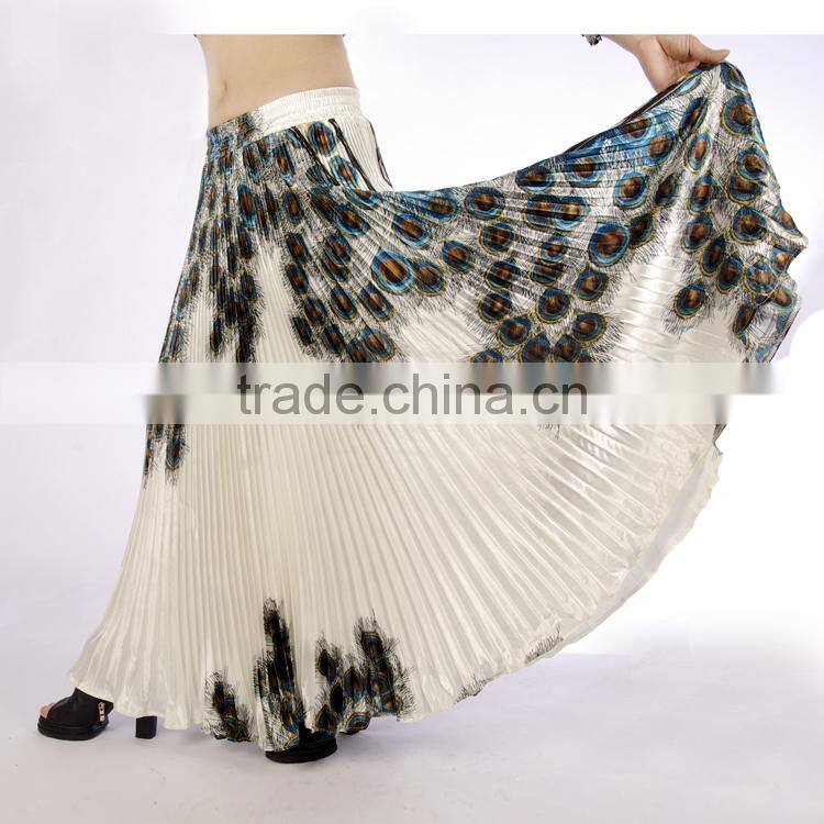 High quality belly dance long skirt ruffle gypsy style belly dance wear skirt