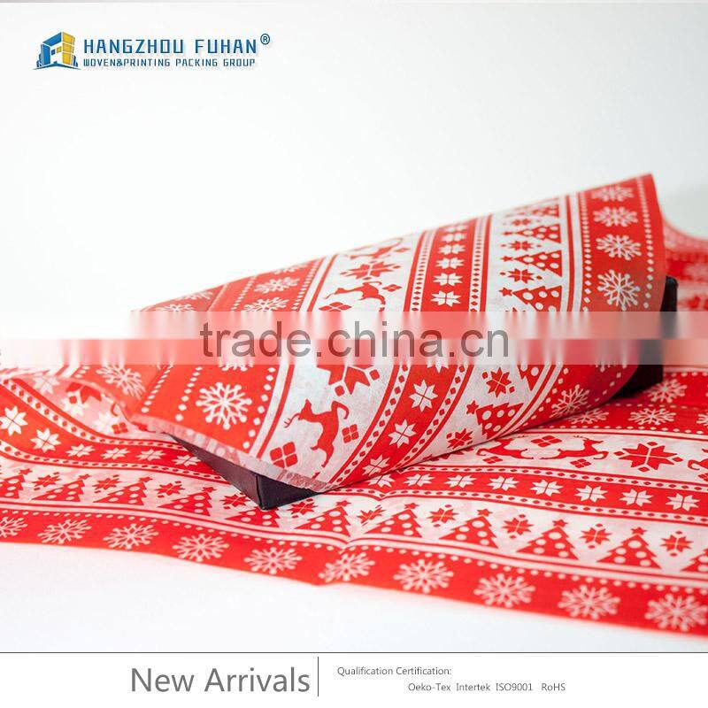 Custom Design Christmas Gift Printed Tissue Paper