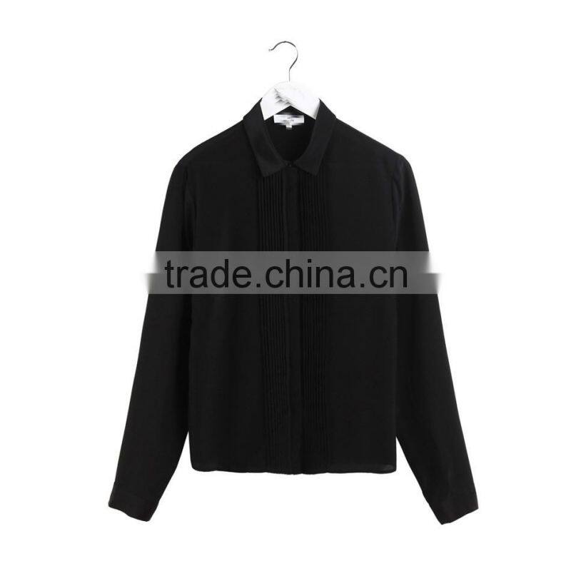 silk cotton woman fashion tops ladies office white shirts