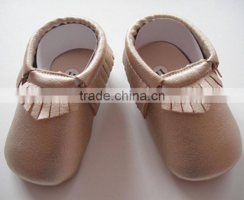 Handmade Fashion Tassels Baby Moccasin Newborn Babies Shoes leather Prewalkers shoes