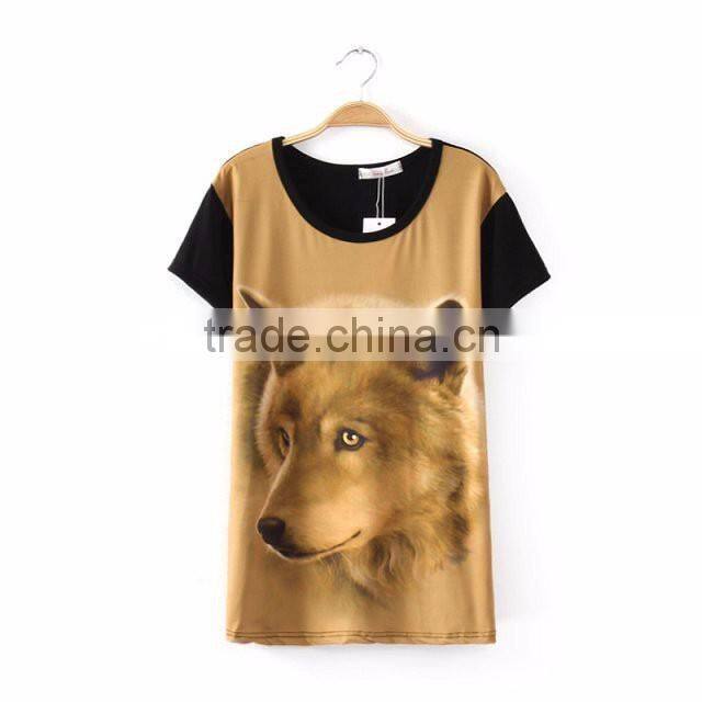 Custom fashion t shirt - 2016 latest fashion T shirt designs for women wholesale